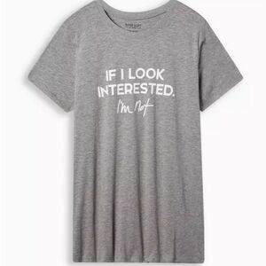 Torrid Super Soft Slub Crew Neck Tee, size 3